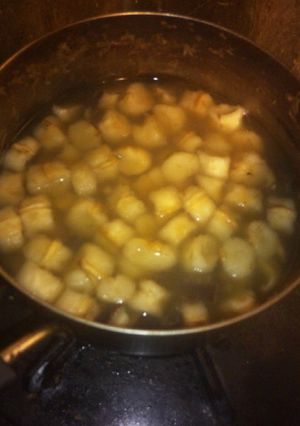 しいたけとお麩のめんつゆ汁-レシピのメイン写真