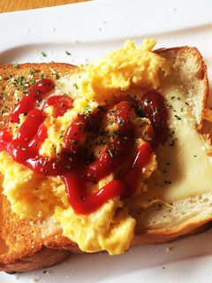 超簡単♡チーたまトースト-レシピのメイン写真