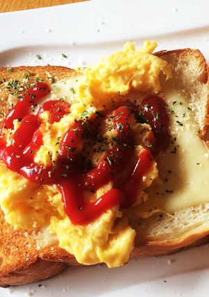超簡単♡チーたまトースト-レシピのメイン写真