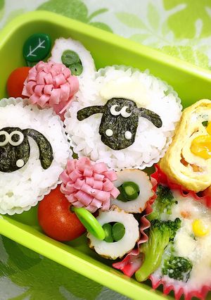 キャラ弁☆ひつじのショーン-レシピのメイン写真