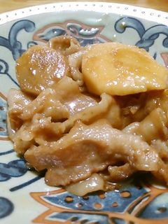 里芋と豚肉のしょうが煮-レシピのメイン写真