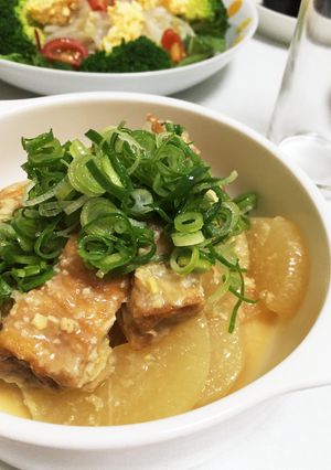 ＊厚揚げと大根の白味噌煮込み＊-レシピのメイン写真
