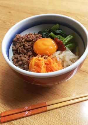 簡単♡ちゃちゃっとビビンバ丼-レシピのメイン写真