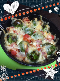 スキレットで芽キャベツ-レシピのメイン写真