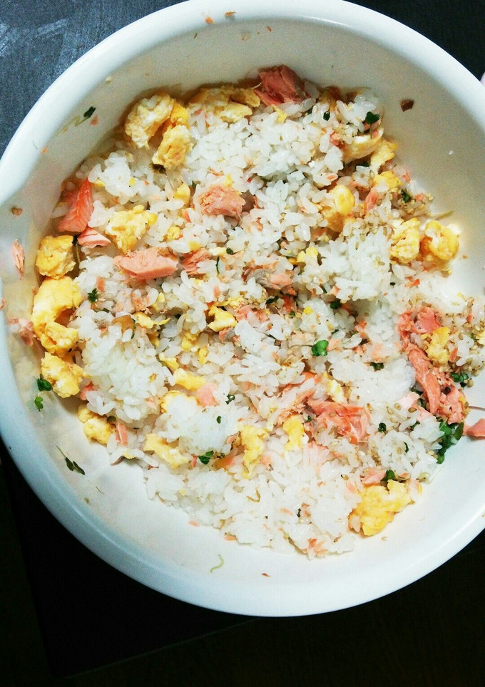 鮭と炒り玉子の混ぜご飯-レシピのメイン写真