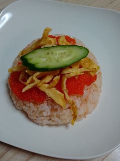 鮭の混ぜご飯で♪ご馳走ちらし寿司★-レシピのメイン写真
