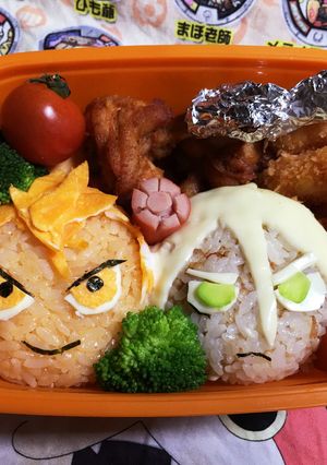 妖怪ウォッチ キャラ弁 エンマ大王-レシピのメイン写真