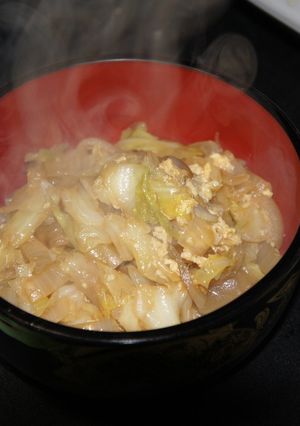 キャベ玉丼-レシピのメイン写真