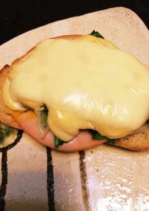豆腐クリームでクロックムッシュ-レシピのメイン写真