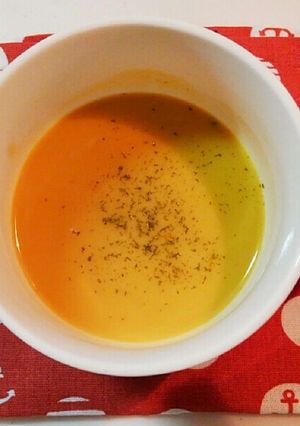 カボチャのポタージュ　南京の煮汁リメイク-レシピのメイン写真