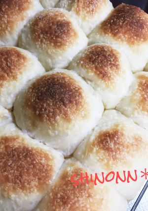 捏ねずにしっとり♪手ごねでちぎりパン-レシピのメイン写真