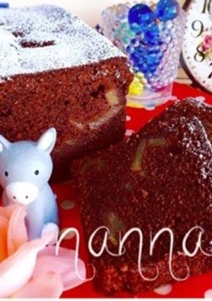 相性抜群♡りんごとチョコの濃厚ケーキ♡-レシピのメイン写真