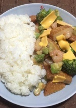 さつま揚げ海老野菜のマヨ醤油炒め-レシピのメイン写真