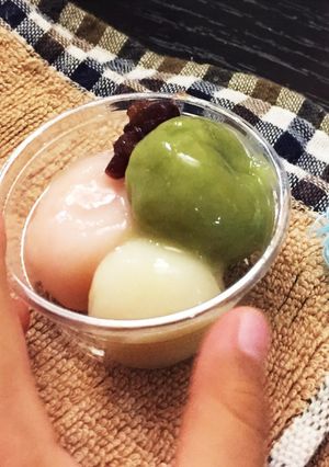 ☆ヘルシーもっちもち3色白玉(^ ^)☆-レシピのメイン写真