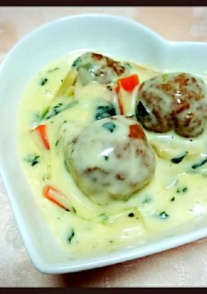✩肉団子のクリーム煮✩-レシピのメイン写真