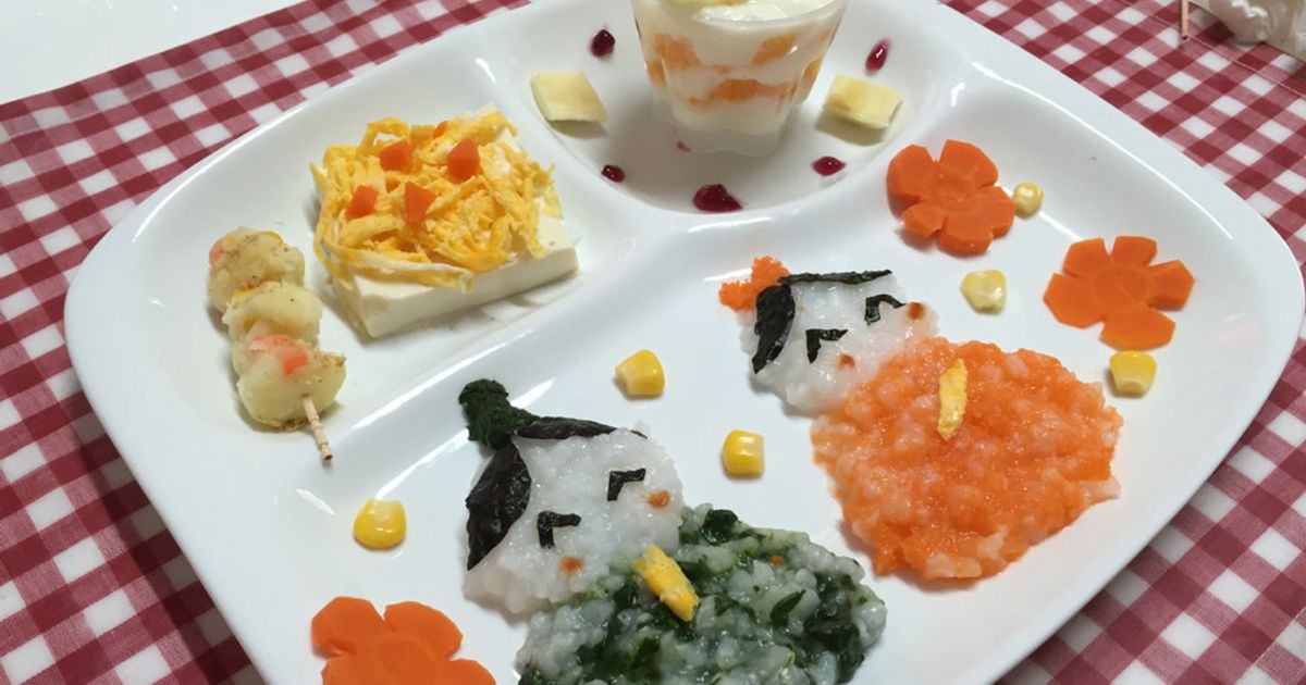 雛まつりプレート by azumama✩ 【クックパッド】 簡単おいしい