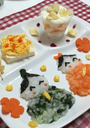 ひな祭りプレート♡離乳食後期-レシピのメイン写真
