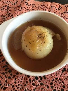 玉ねぎまるまるオニオンスープ-レシピのメイン写真