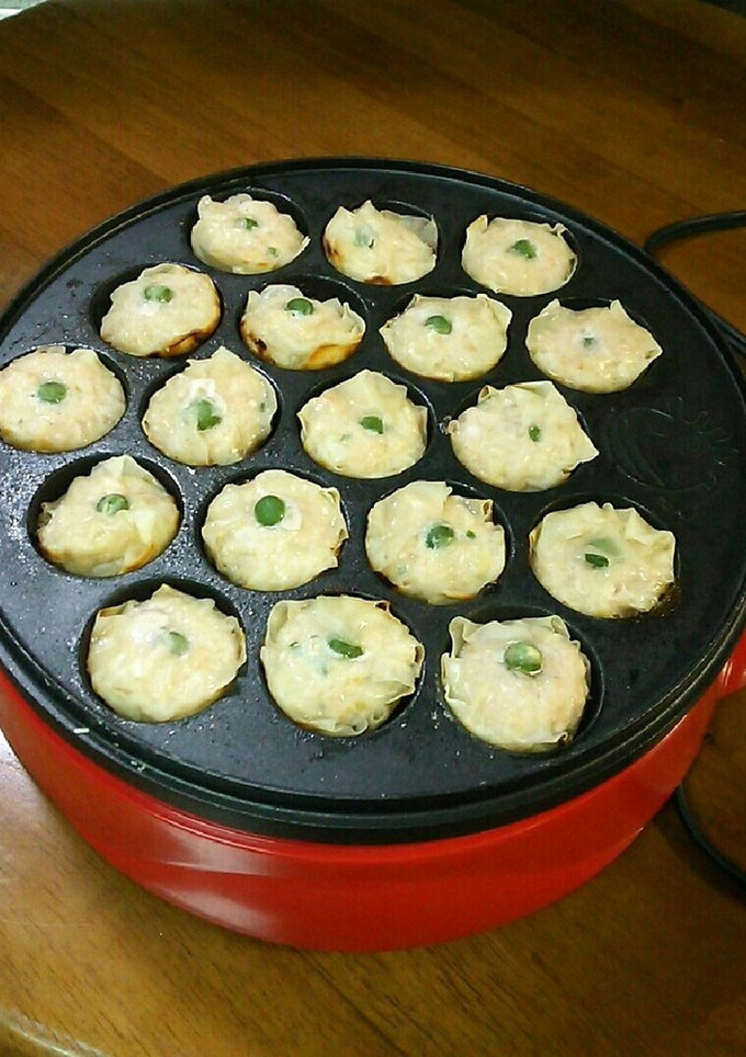 超簡単♡たこ焼き器de焼きシュウマイ♪-レシピのメイン写真