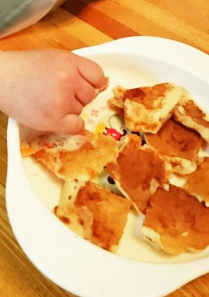 ＊具入りホットケーキ＊手掴み離乳食-レシピのメイン写真