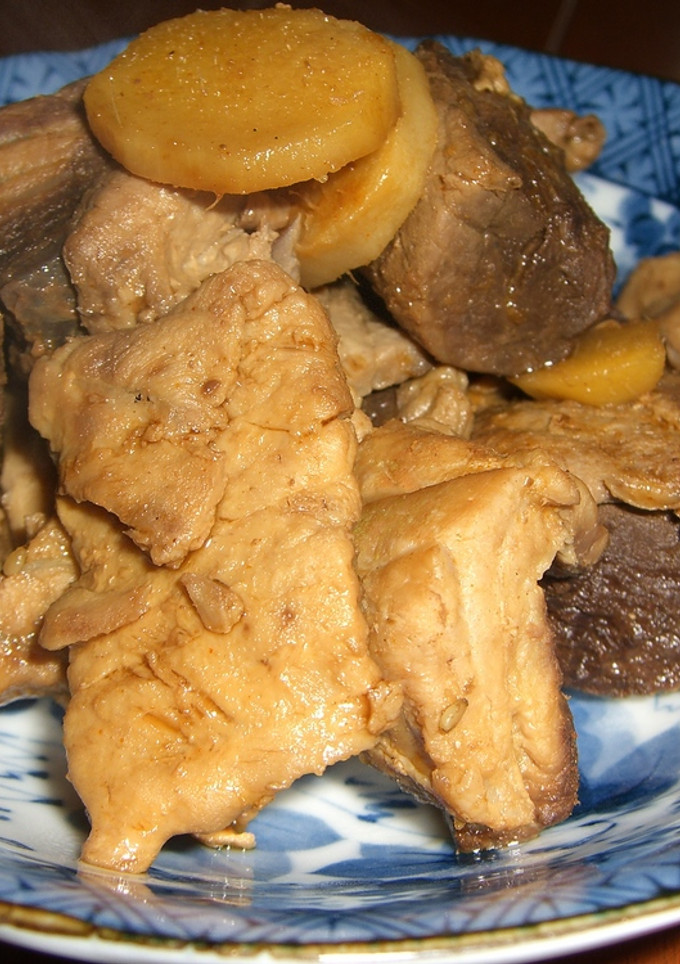 焼肉のたれで♪マグロのアラ煮-レシピのメイン写真