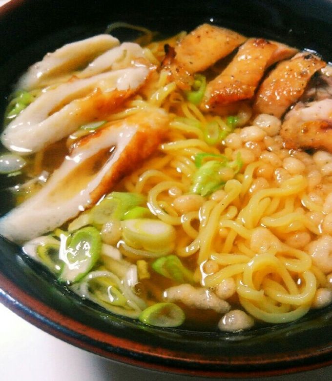 うどんスープで美味しい和風ラーメン by きのこや 【クックパッド