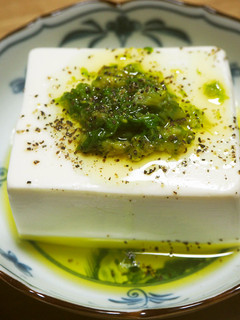 ふきのとうの冷奴-レシピのメイン写真
