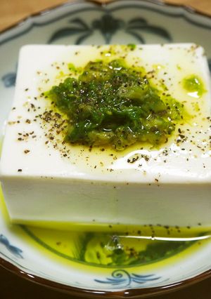 ふきのとうの冷奴-レシピのメイン写真