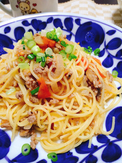 挽肉とトマトのコンソメパスタ-レシピのメイン写真