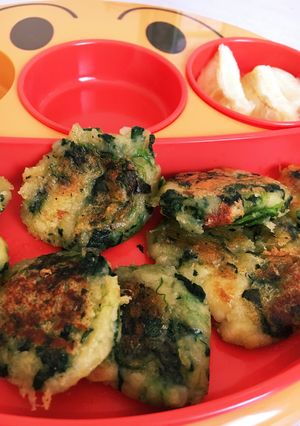 離乳食 中期 手づかみ お野菜餅-レシピのメイン写真
