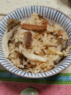 サンマの蒲焼き缶de炊き込みご飯-レシピのメイン写真