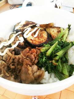 なすと豚肉の甘辛丼-レシピのメイン写真