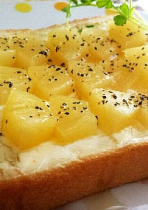 朝から幸せ♡甘～いハニーパイントースト-レシピのメイン写真