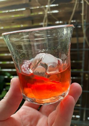 紅色の梅酒　露茜使用-レシピのメイン写真