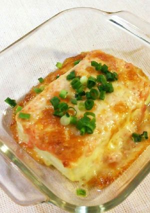 めっちゃ簡単♡豆腐の明太マヨチーズ焼き♪-レシピのメイン写真