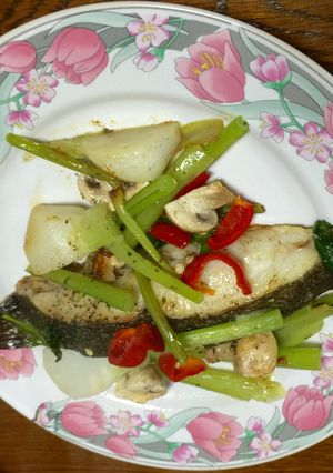 野菜蒸しカレイ-レシピのメイン写真