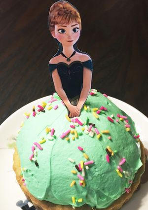 誕生日にプリンセスケーキ☆-レシピのメイン写真