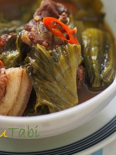 ミャンマー:酢白菜とスペアリブの煮込み-レシピのメイン写真