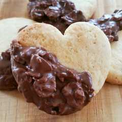รูปของ ホワイトデー♥クッキーにチョコクランチ♪
