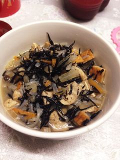 高野豆腐入り♫ひじきの煮物-レシピのメイン写真