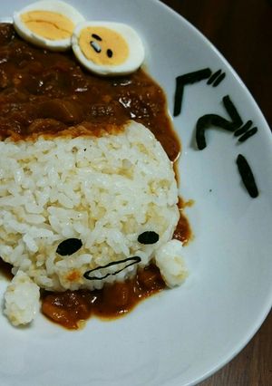 【 デコ】ぐでたまカレー*-レシピのメイン写真