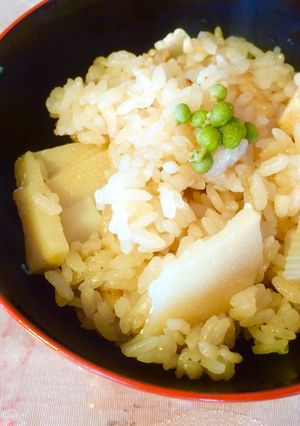 かまどで炊く春の炊き込み 筍ご飯-レシピのメイン写真