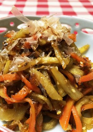 しゃっきしゃき！ヤーコンのきんぴら-レシピのメイン写真