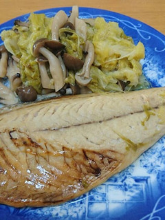 塩さばと野菜の蒸し物-レシピのメイン写真