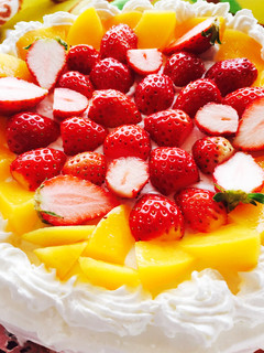 桃色のいちごケーキ ひな祭りにもオススメ-レシピのメイン写真