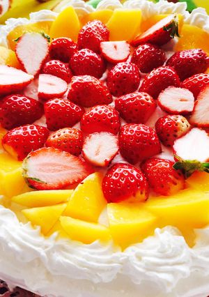 桃色のいちごケーキ ひな祭りにもオススメ-レシピのメイン写真