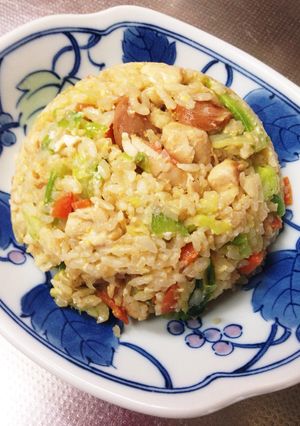 カサ増し糸こんにゃくチャーハン（＾∇＾）-レシピのメイン写真