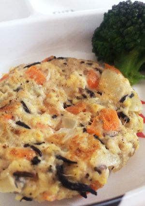 離乳食に♪ひじきたっぷり豆腐ハンバーグ-レシピのメイン写真