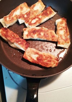 ヘルシー満足☆三つ葉入り棒餃子-レシピのメイン写真