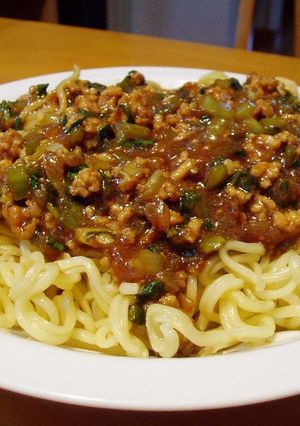 本格☆肉みそ☆ジャージャー麺弁当-レシピのメイン写真